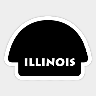 I Am From Illinois Funny Chicago Illinois Gifts Sticker